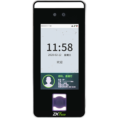 ZKTeco熵基xFace600-BM多光譜智能人臉識別終端